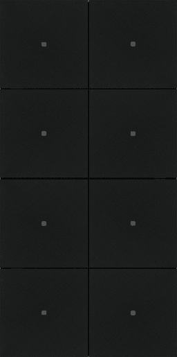 INT-FAB8.02S KNX Intensity Alu Black forged 8F, Secure