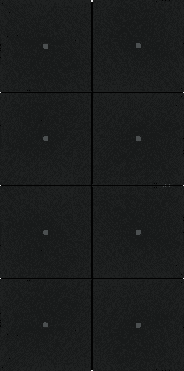 INT-FAB8.02S KNX Intensity Alu Black forged 8F, Secure